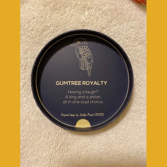 Erstwilder x Jocelyn Proust Designs GUMTREE ROYALTY Kookaburra Bird Brooch NIB - Picture 10 of 11